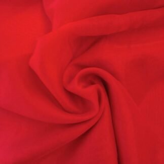 Red sheer voile backdrop panel - drape