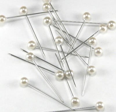 pearl head pins