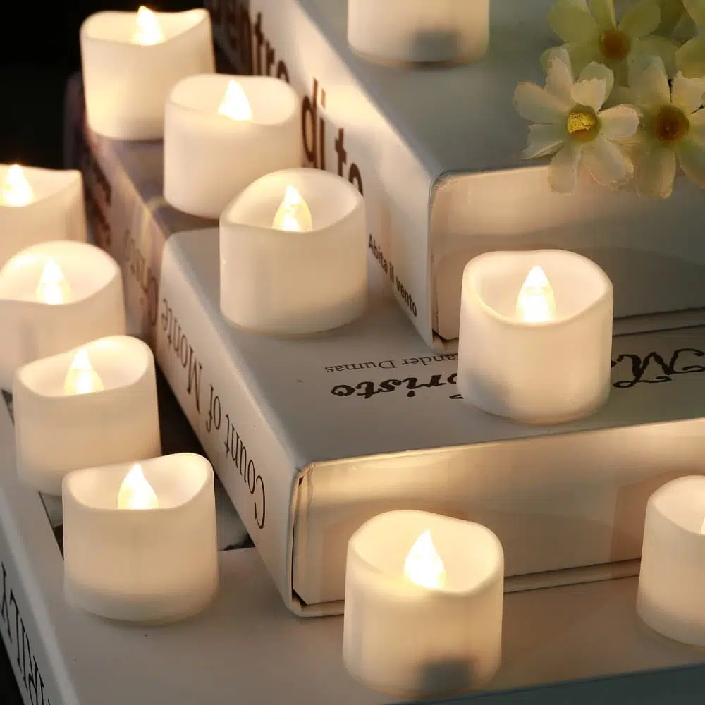 Flickering LED Votive