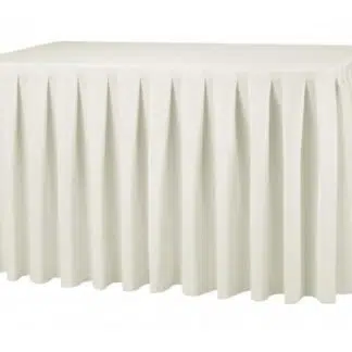 Ivory Table Skirt