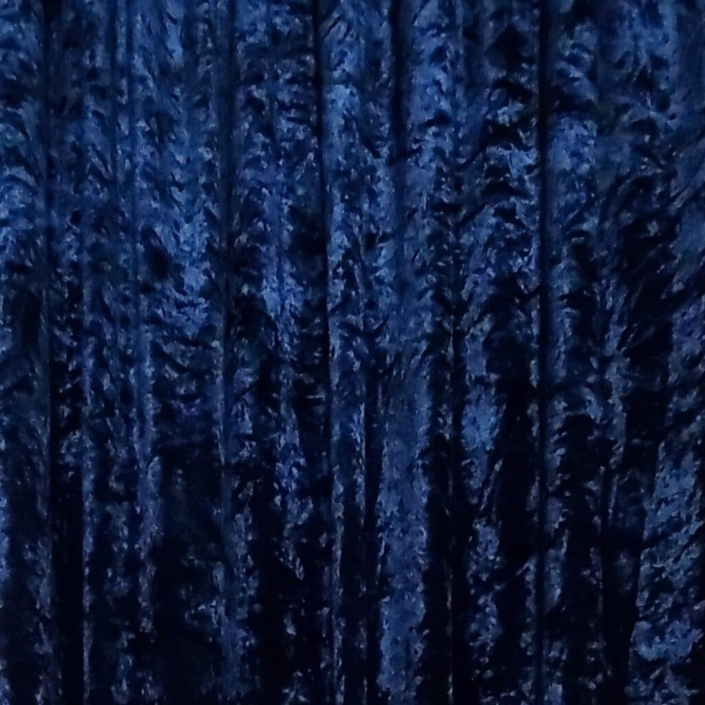 12ft. Navy Crushed Velvet Backdrop (Drape) Calgary Event Wholesale