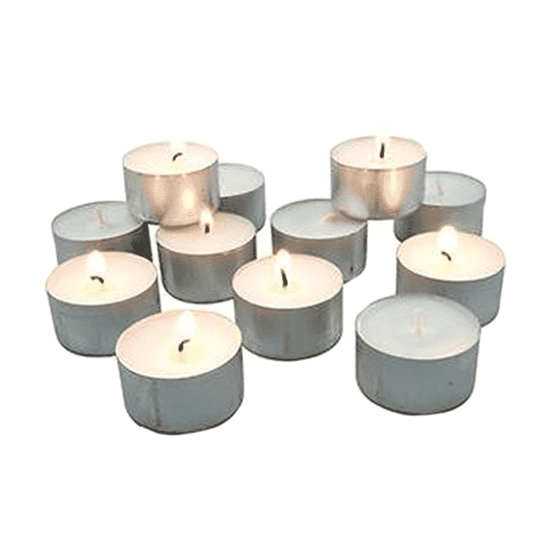 Teal Light Candle