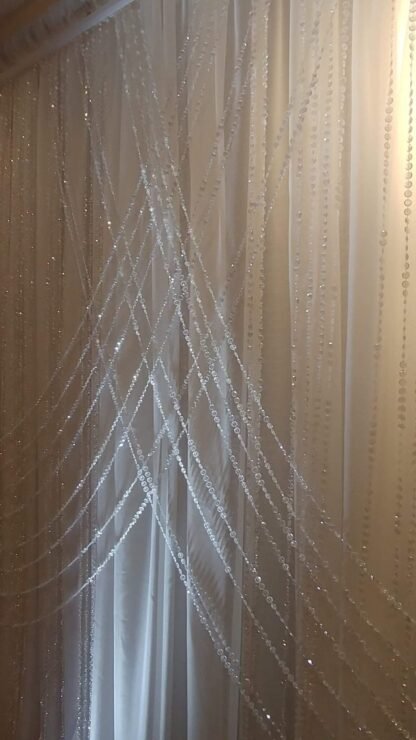 Acrylic Iridescent Crystal Curtain 2