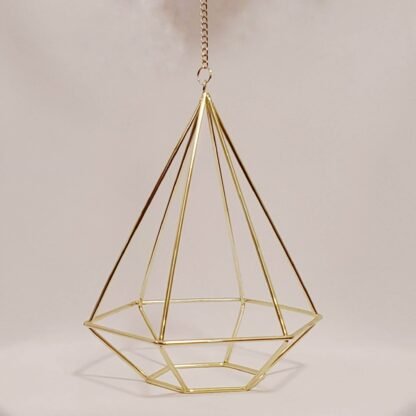 Gold Wire Diamond Geometric 1