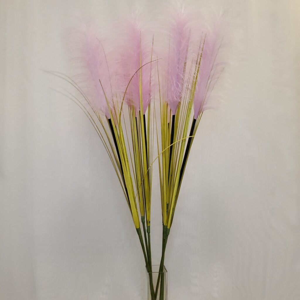 Pink Artificial Pampas Grass Calgary Event Wholesale Wedding And