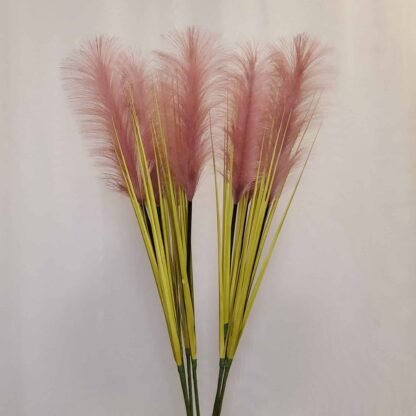 Artificial Dusty Rose Pampas grass (1)