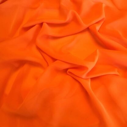 12ft. Deep Orange Chiffon Panel (Drape) 1