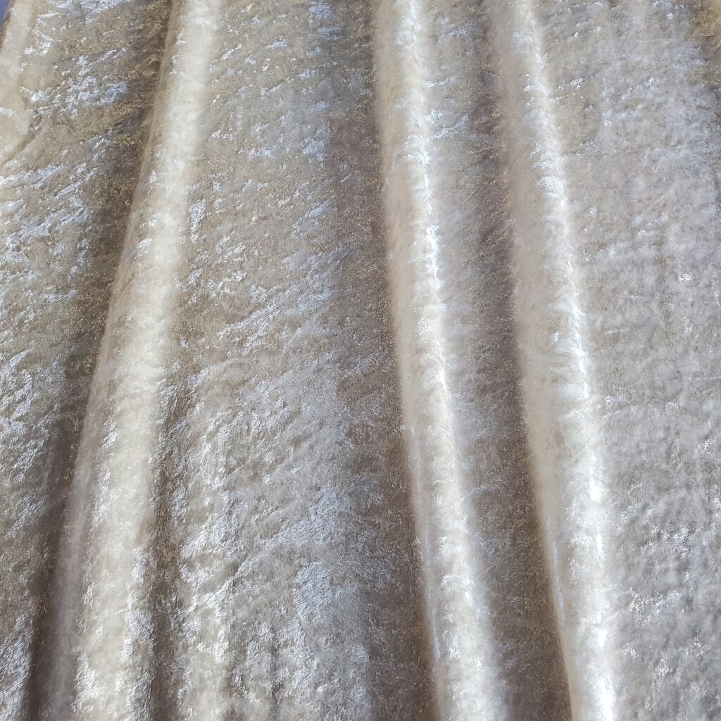 Ivory Crushed Velvet Backdrop (Drape) | Calgary Event Wholesale Wedding ...