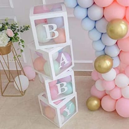 Foldable box letters