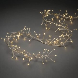cluster string light decor lighting eight 8 functions twinkle glow led warm white wedding