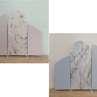 Marble tension backdrop