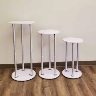 3pc Set Cylindrical Tension Plinths