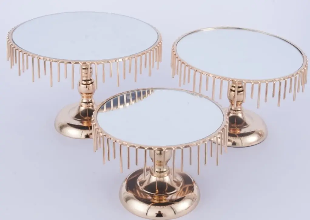 Liquid Gold Cake Plates