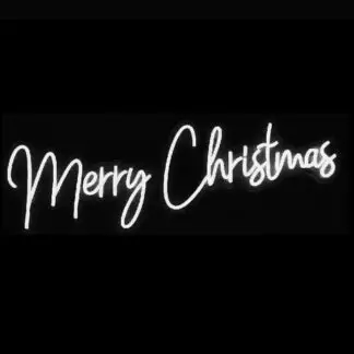 merry christmas xmas led neon sign light lighting warm white remote holiday winter decor party