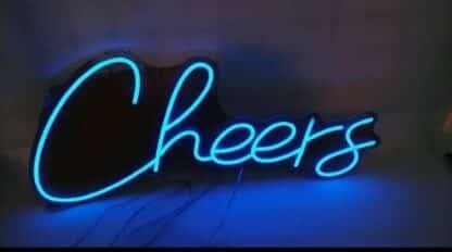 cheers led rgb neon light sign lighting remote colour changing party decor wedding event