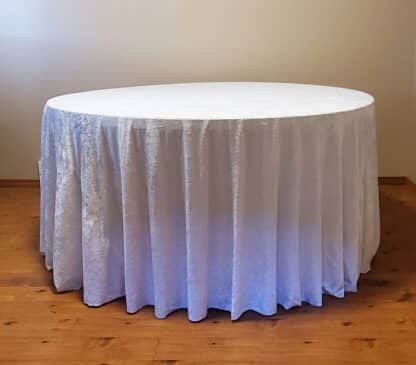 CRUSHED VELVET TABLE CLOTH
