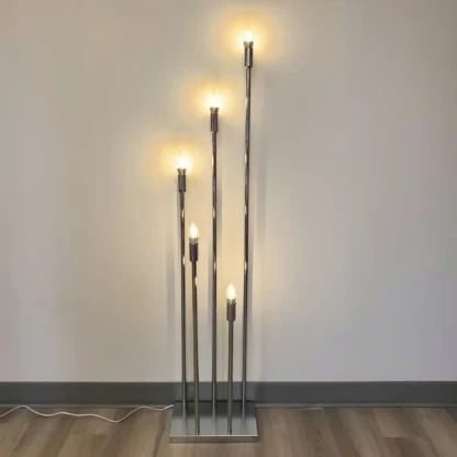 Graduated 5 LED Silver Light Stand | Calgary Event Wholesale Wedding ...