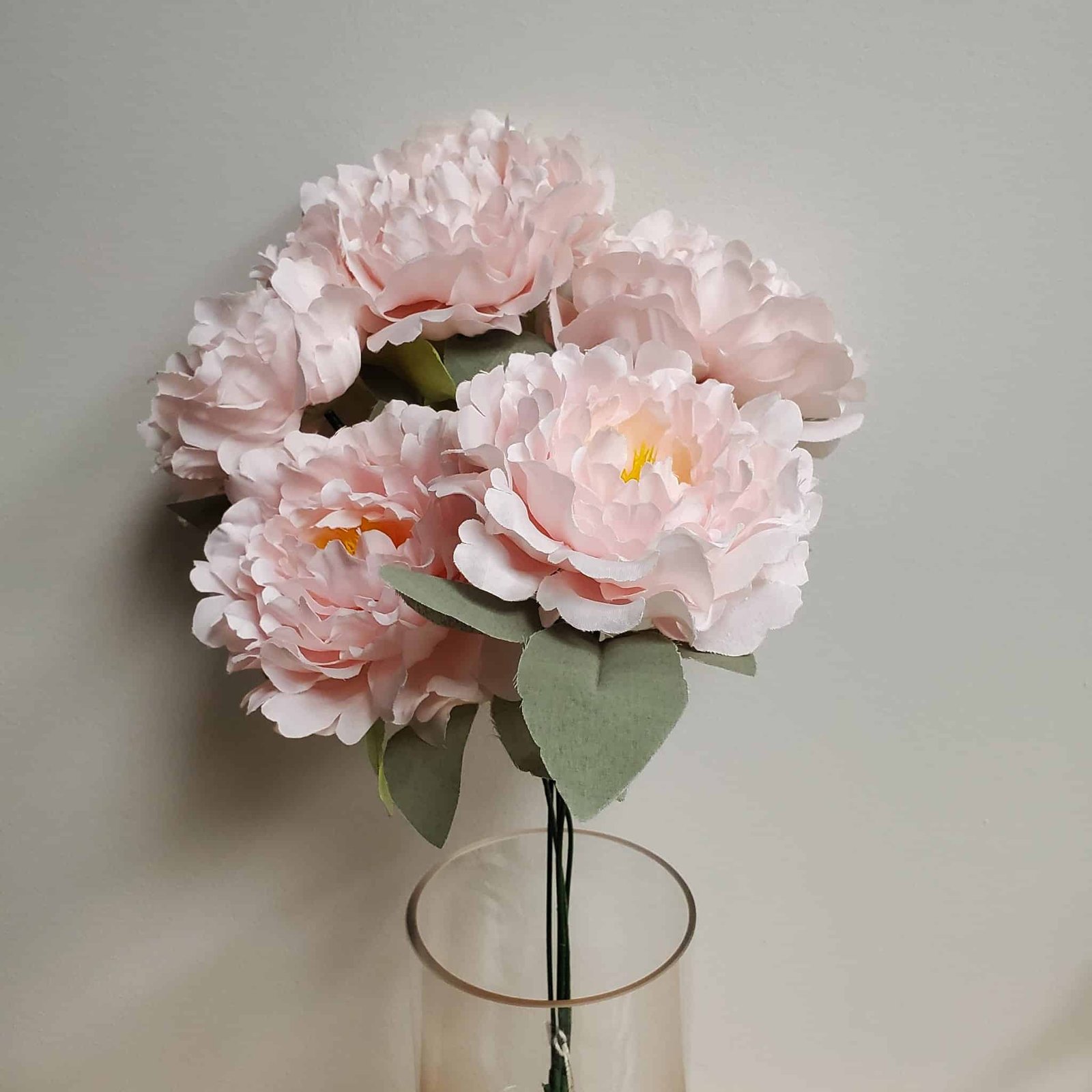 Light Pink Open Peony Bunch 5 Bloom | Calgary Event Wholesale Wedding and  Event Decor