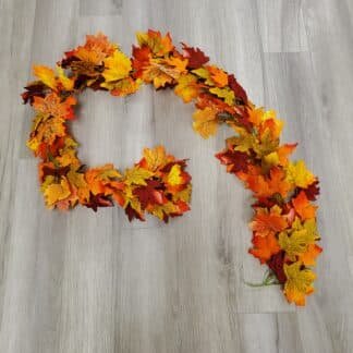 Maple leaf garland fall colors event table garland arch garland fall leaves wedding