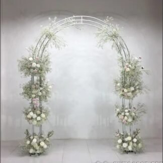 designer wedding floral arch