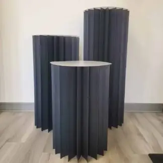 Black Paper Plinth