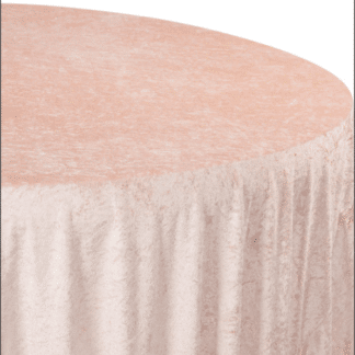 Velvet crushed velvet table cloth tablecloth blush pink floorlength