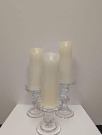 pillar candle ivory