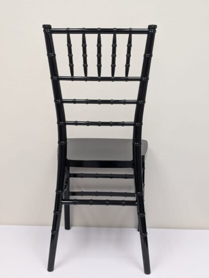 Single Mold Black Resin Chiavari Chair 5