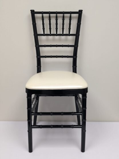 Single Mold Black Resin Chiavari Chair 2