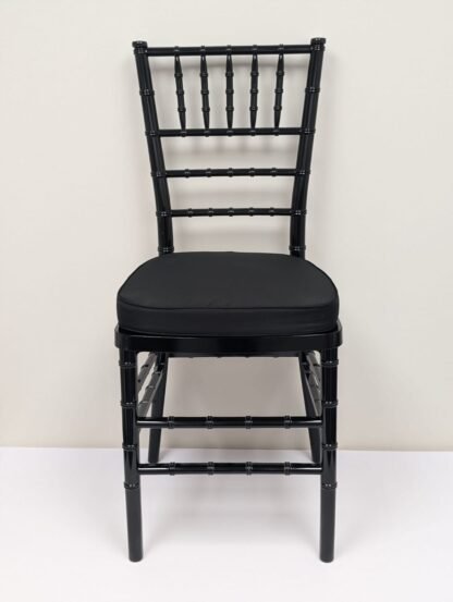 Single Mold Black Resin Chiavari Chair 1