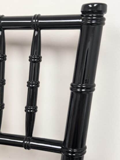 Single Mold Black Resin Chiavari Chair 4