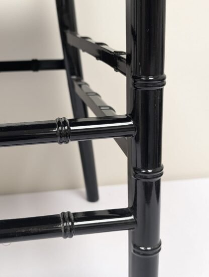 Single Mold Black Resin Chiavari Chair 3