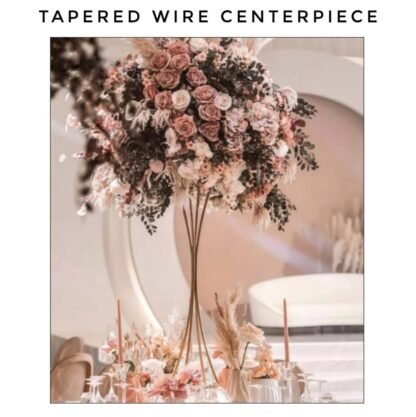 Gold Tapered Wire Centerpiece 2