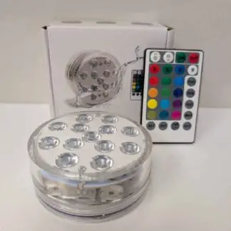 8.5cm 13 RGB LED Puck light w/Remote