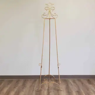 6' Gold Metal Easel