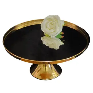Gold Cake Plate