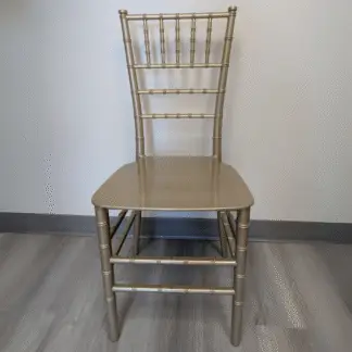 Single Mold Champagne Resin Chiavari Chair
