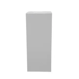 Large 5 Sided White Acrylic Pedestal