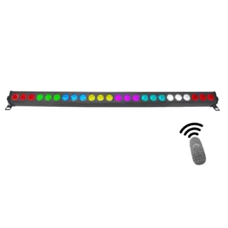 4 in 1 - 24 LED Bar Light RGBWV w/Remote