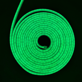 5m Green Silicone Ribbon Light