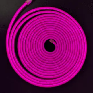5m Pink Silicone Ribbon Light