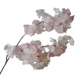 Blush Pink Cherry Blossom Branch - 5pk