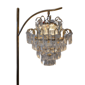 170cm Gold Single Cascading Post Light