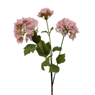 Pink 3 Head Real Feel Hydrangea Bunch