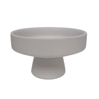 11.5cm Flat Edge White Ceramic Designer Dish