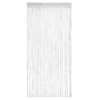 1m x 2m White Polyester String Curtain
