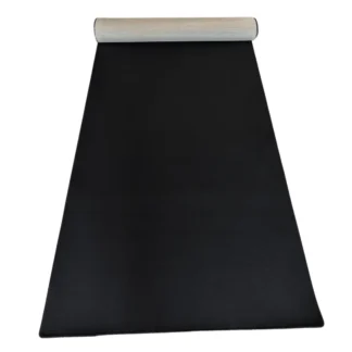 4x20FT Bound Black Carpet Aisle Runner