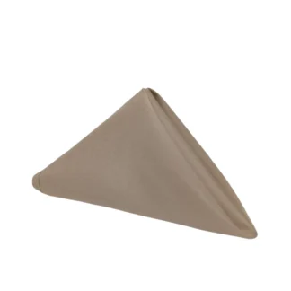 20" Beige Polyester Napkin 10/PK
