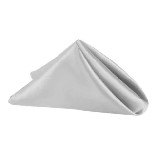 20" White Lamour Napkin 10/PK