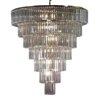 6 Tier Gold Cascading Chandelier